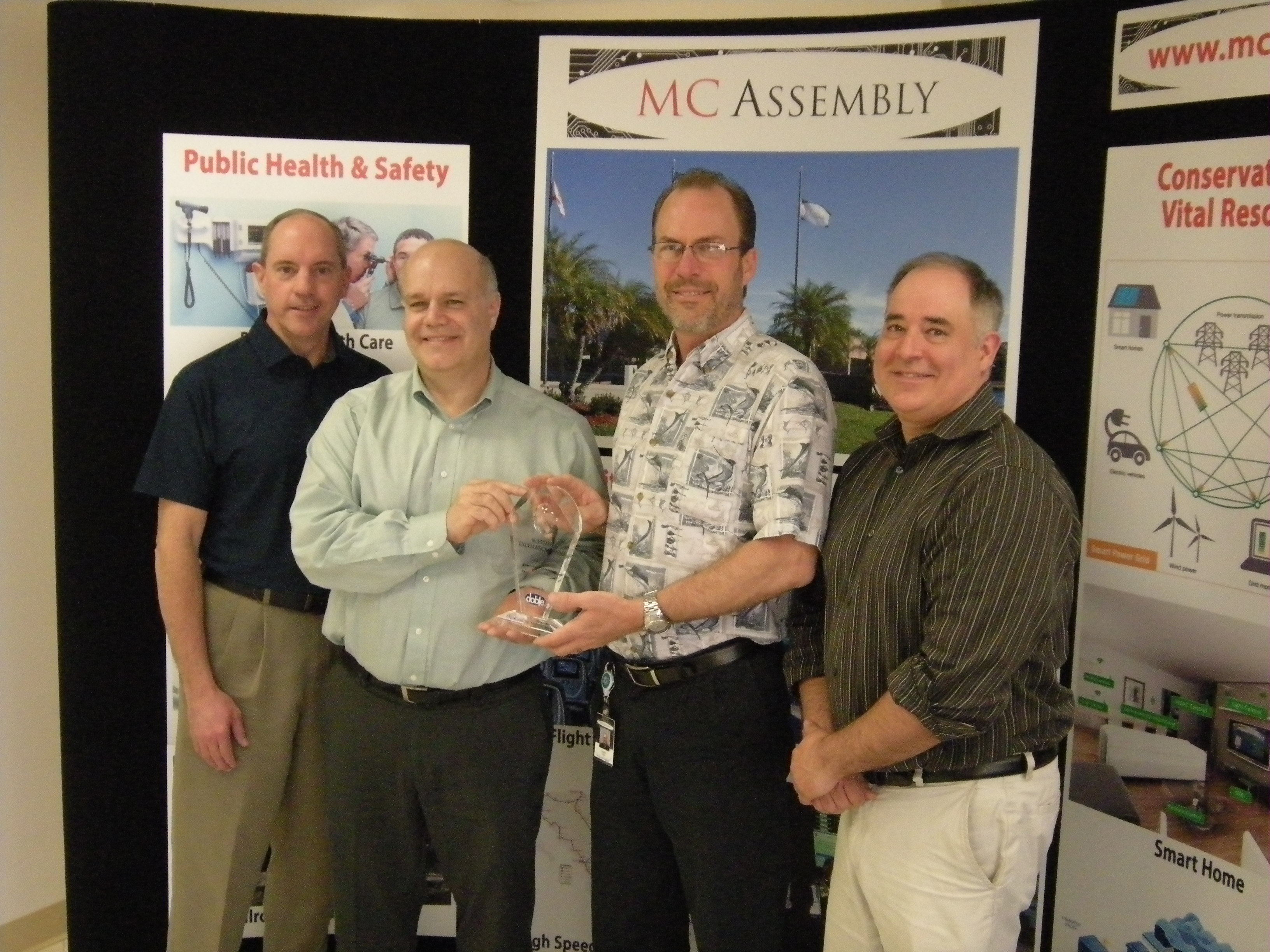 FloridaBased MC Assembly® Awarded Vendor of the Year by Doble